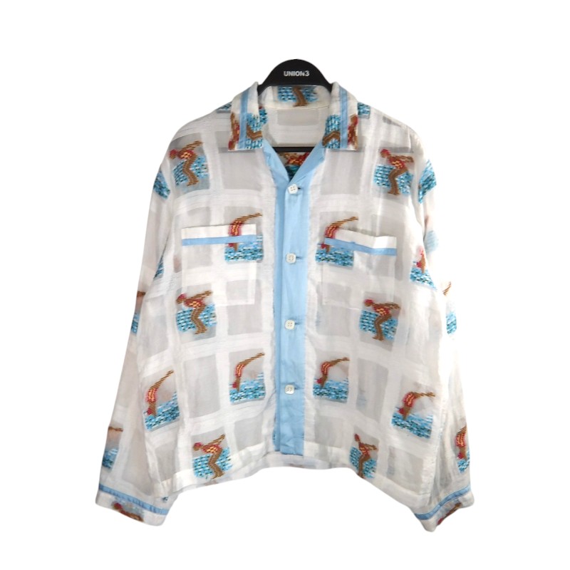 JONNLYNX 25ss SWIMMING GIRL L/S SHIRT サイズFREE JL225-SH1023 ジョンリンクス スイミング ガール ロングスリーブ シャツ トップス 大名店【中古】|union3 店