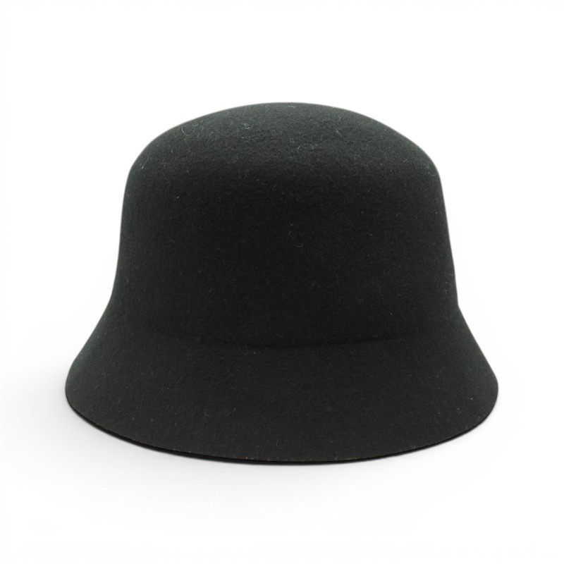 S\'YTE FELT COMPACT HAT BLACK UM-H56-112 サイト フェルト コンパクトハット 大名店【中古】｜union3 店