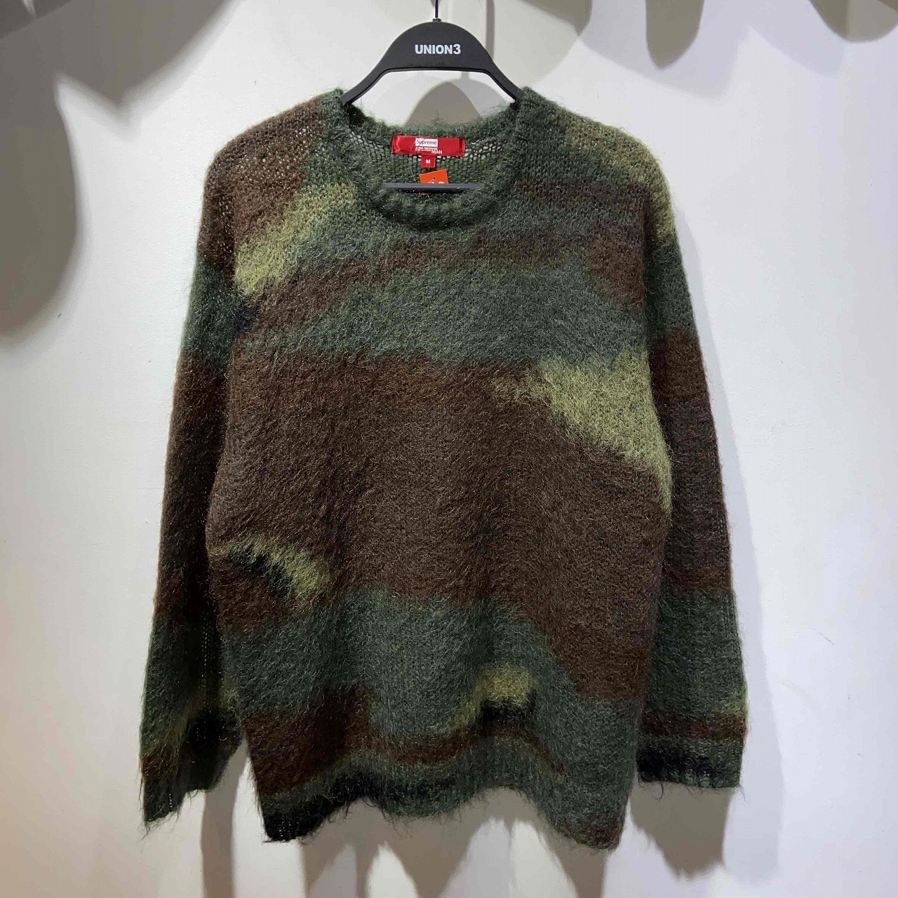 楽天市場】Supreme 21aw COMEE des GARCONS JUNYA WATANABE MAN BRUSHED CAMO KNIT  SWEATER Lサイズ シュプリーム コムデギャルソン ジュンヤワタナベマン ニット セーター 心斎橋店【中古】 : union3 楽天市場店