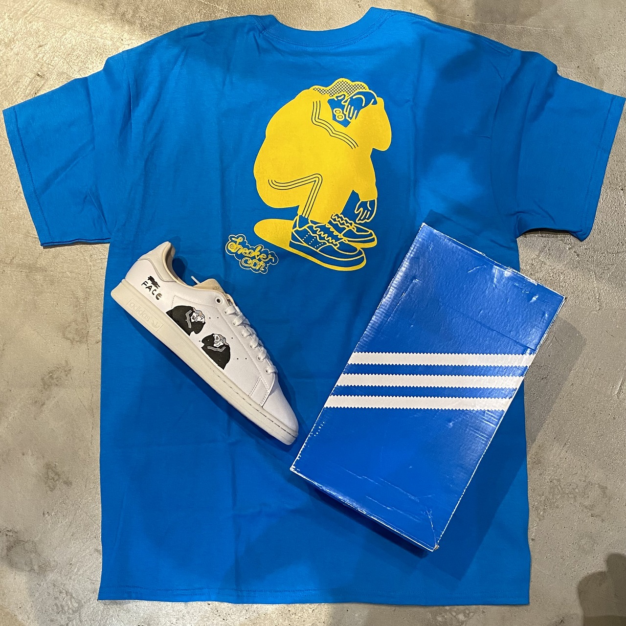adidas STAN SMITH FACE OKA 27.5糎 EF2099 20足制限事項 アディダス 観点仕損ない スニーカー 心斎橋店【中古】