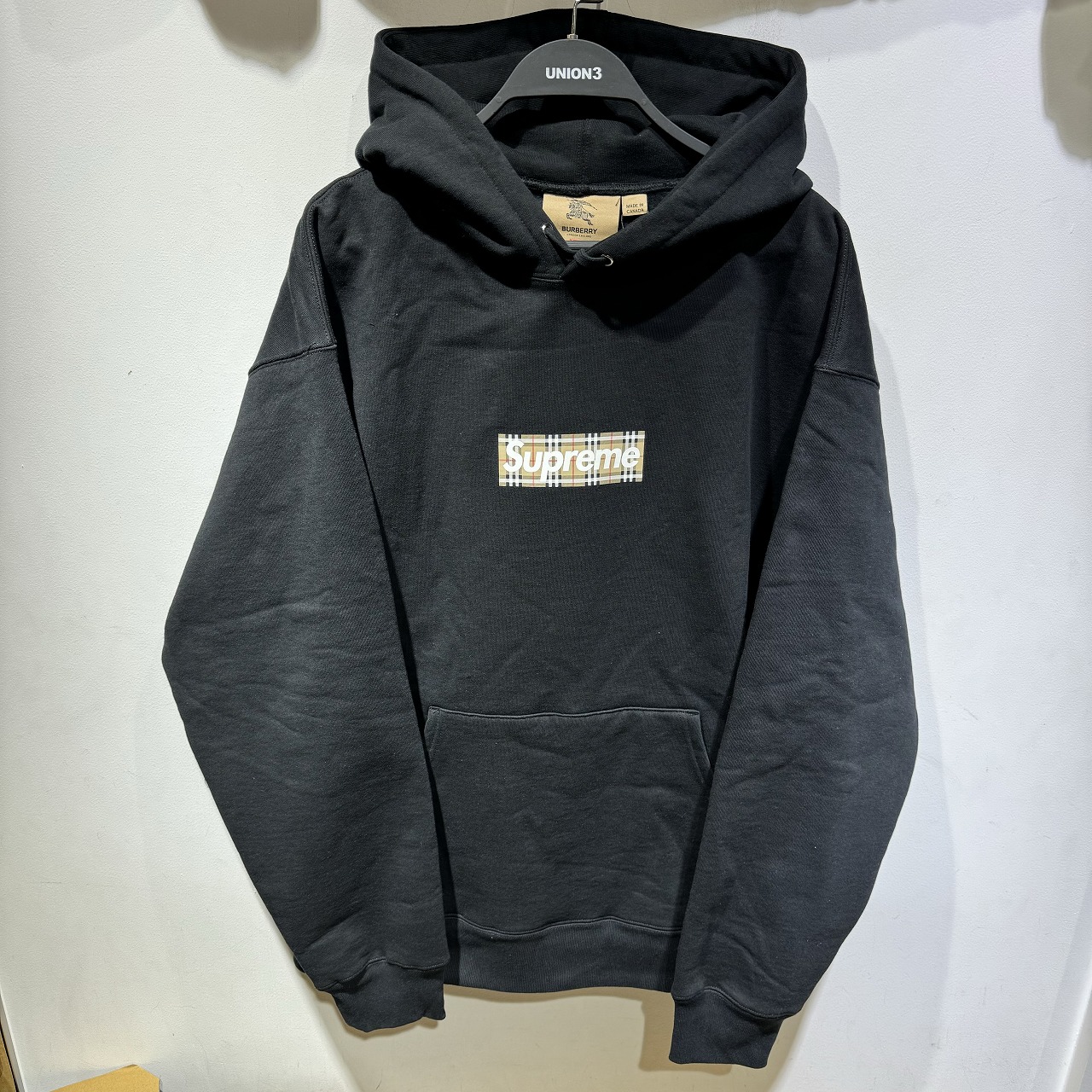 Supreme Burberry BOX LOGO パーカー Supreme Burberry Box Logo Hooded Sweatshirt Pink XL | eBay