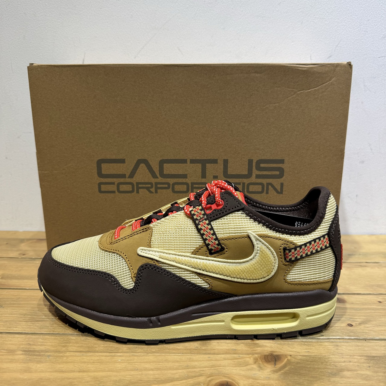 NIKE 2022 AIR MAX 1 / CACTUS JACK BAROQUE BROWN 27.0cm DO9392-200 ナイキ エアマックス カクタスジャック ブラウン Travis Scott トラヴィス・スコット 心斎橋店【中古】｜union3 店 36,465円