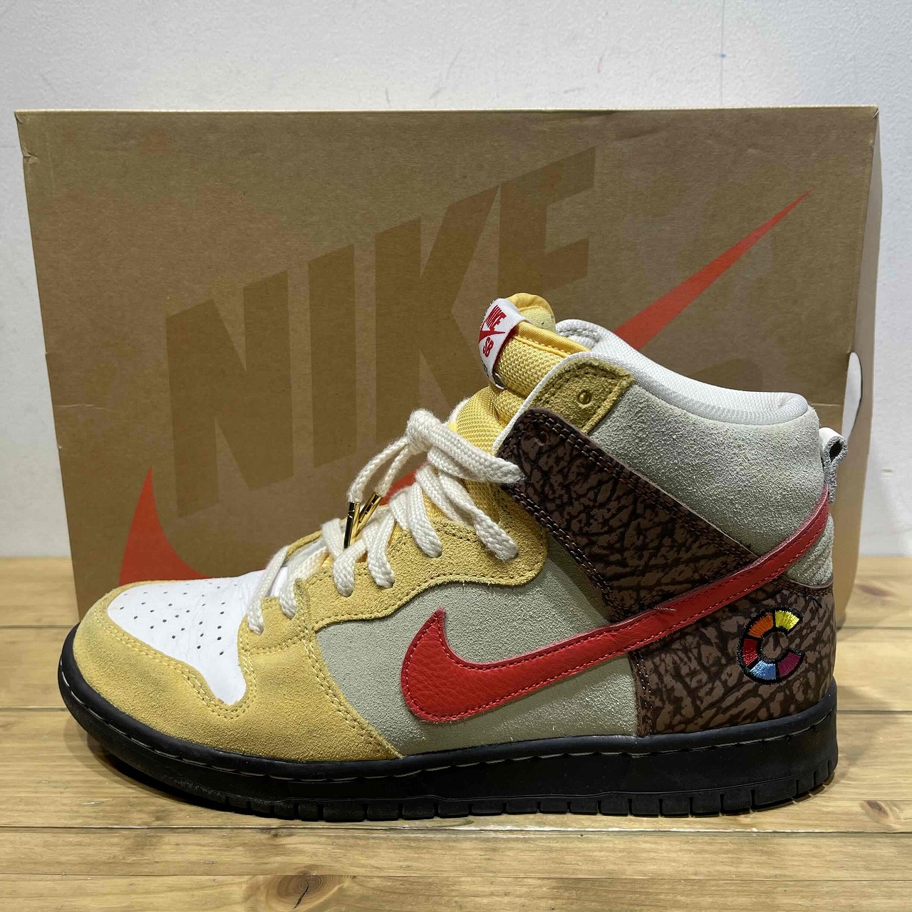 NIKE SB 2021 x COLOR SKATES DUNK HIGH PRO ISO 27.0cm CZ2205-700 ナイキエスビー カラースケート ダンクハイプロ スニーカー 心斎橋店【中古】｜union3 店