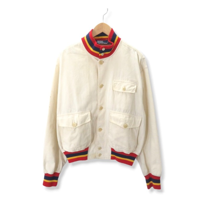 POLO by RALPH LAUREN 80-90s COTTON BLOUSON サイズM ポロバイラルフローレン コットンブルゾン 大名店【中古】