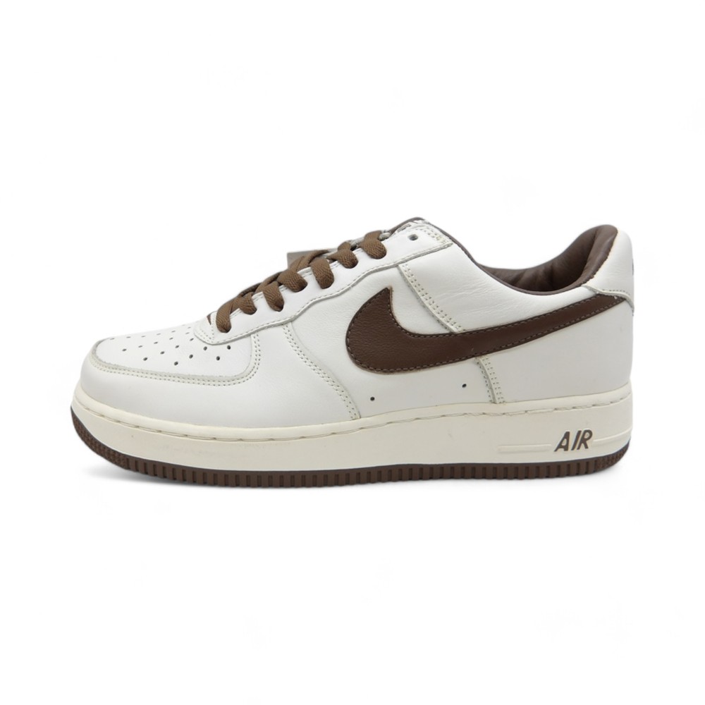 NIKE 2004 WMNS AIR FORCE1 PREMIUM WHITE/BRONW サイズ27.0cm 309439-121 ナイキ ウィメンズエアフォース1プレミアム ホワイト/ブラウン スニーカー 大名店【中古】|union3 店