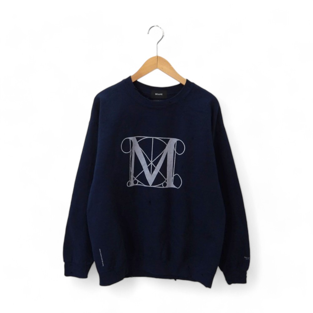 DELUXE (デラックス) DELUXE x THE MET スウェット DELUXE (デラックス)DELUXE x MTA CREW (クルーネックスェット