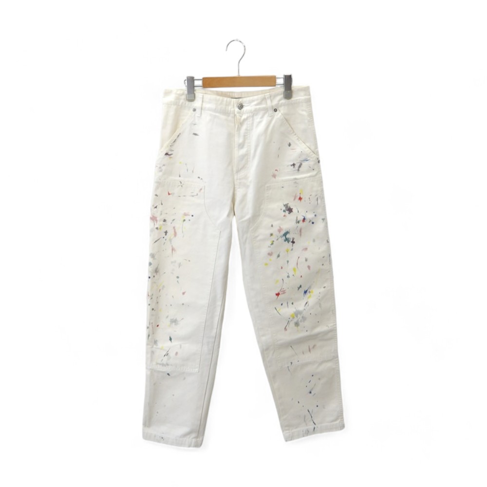 DIOR 21ss CARPENTER WORK PANT WHITE サイズ29 183D023AY997 ディオール カーペンターワークパンツ 大名店【中古】|union3 店