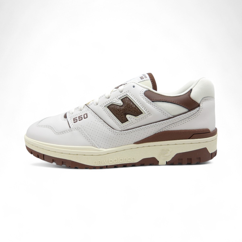 AIME LEON DORE×NEW BALANCE BB550AB1 WHITE/BROWN サイズ29.0cm エメレオンドレ ニューバランス ローカットスニーカー 大名店【中古】