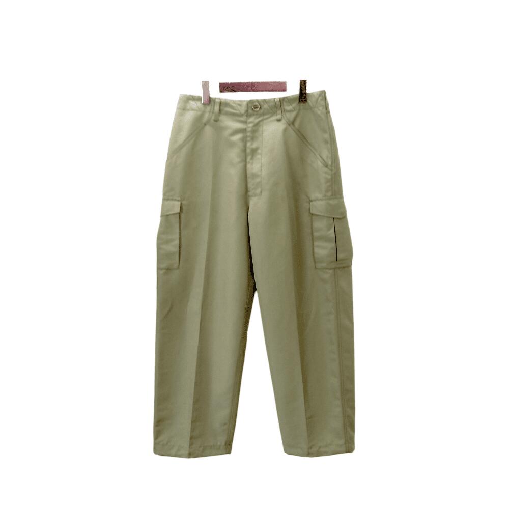 FAF Military Cargo Slacks OLIVE サイズ2 13414020 エフエーエフ ミリタリー カーゴ スラックス ポリエステル パンツ ドローコード 大名店【中古】