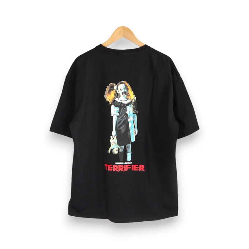 WACKO MARIA 25aw TERRIFIER WASHED HEAVY WEIGHT T-SHIRT BLACK サイズM ワコマリア テリファー ウォッシュドヘビーウェイト Tシャツ 大名店【中古】