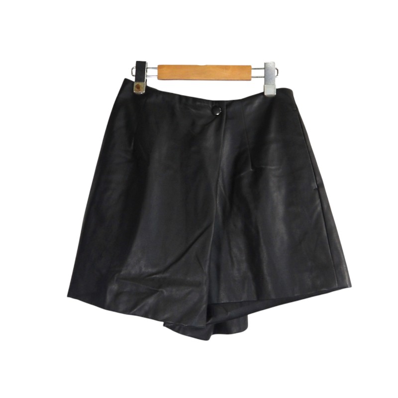 JUN MIKAMI SYNTHETIC LEATHER SHORT PANT ジュンミカミ シンセティック レザー ショート パンツ ショーツ 大名店【中古】｜union3 店 11,000円
