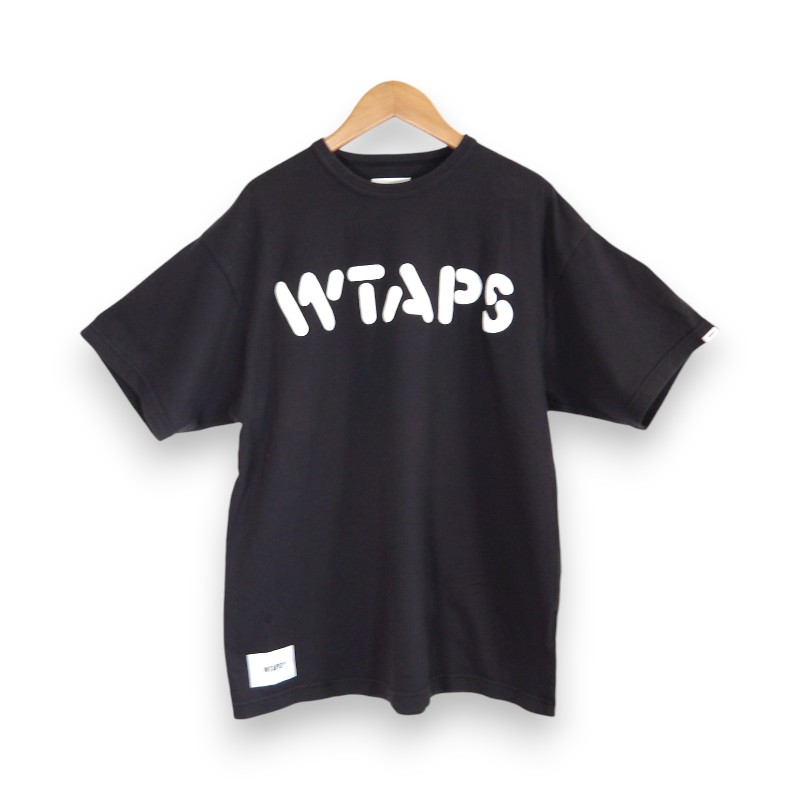 WTAPS 24ss OBJ 05 SS COTTON BOB BLACK 大きさ2 241ATDT-CSM30 ダブルタップス オービージェイ05 半袖 プルオーバー 大名店【中古】