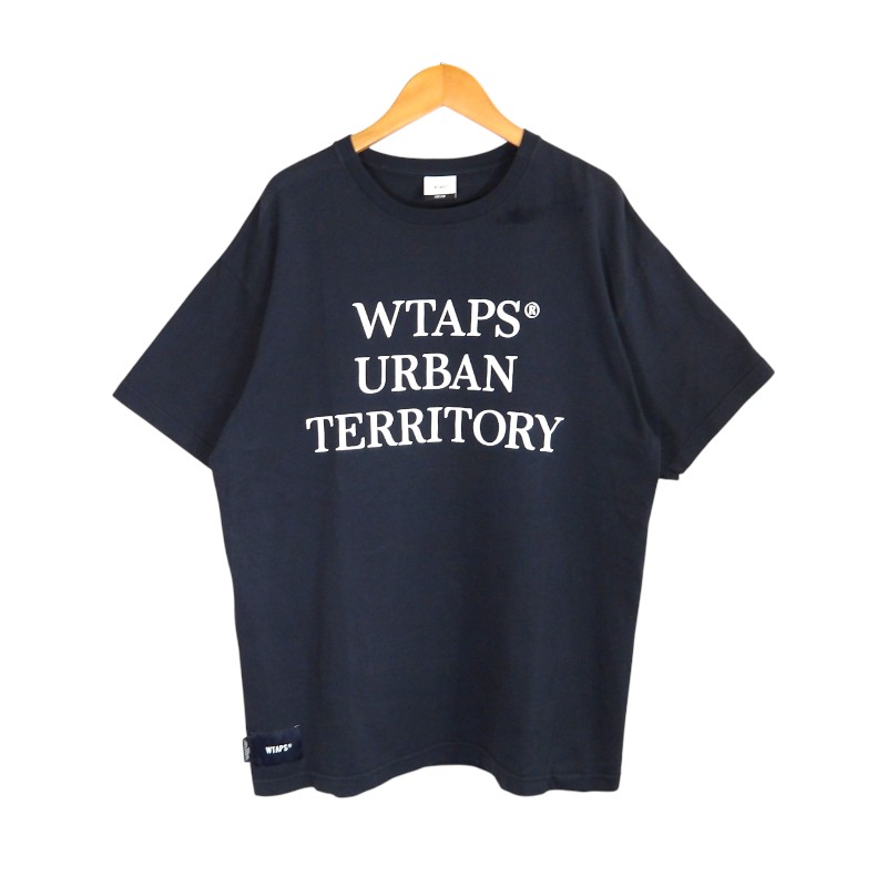 WTAPS 24ss WUT/SS/COTTON T-SHIRT NAVY サイズ2 241ATDT-STM08S ダブルタップス ショートスリーブ コットン Tシャツ トップス 大名店【中古】
