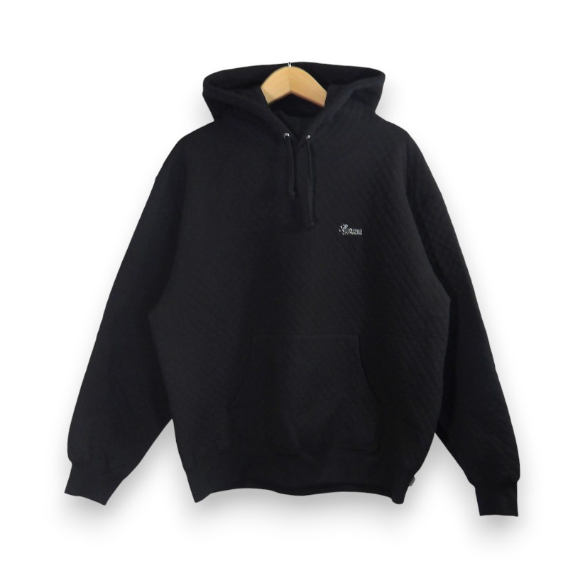 SUPREME 2023ss MICRO QUILTED HOODED SWEATSHIRT サイズM シュプリーム マイクロ キルテッド スウェットシャツ パーカー トップス 大名店【中古】