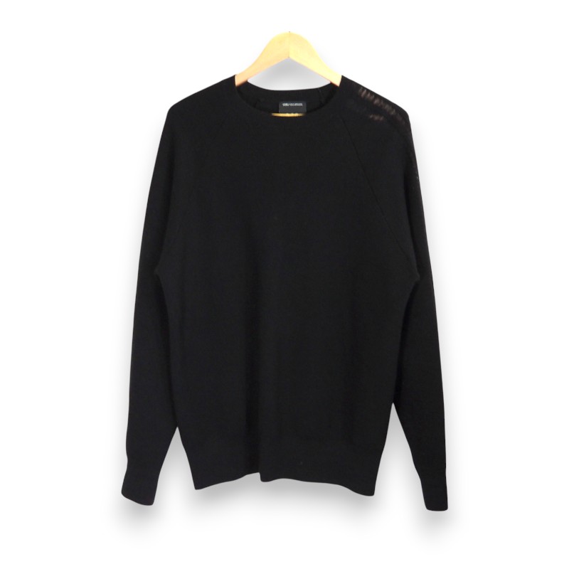 Y-3 3S KNIT CREWNECK BLACK サイズXS IW7483 ワイスリー ニット クルーネック セーター トップス 大名店【中古】