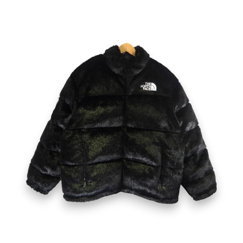 SUPREME × THE NORTH FACE 20AW FAUX FUR NUPTSE JACKET BLACK サイズL ND92001I シュプリーム ザノースフェイス フォーファー ヌプシ ジャケット ダウン 大名店【中古】
