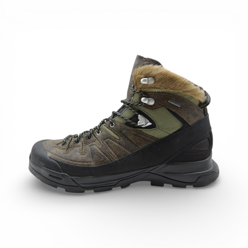 SALOMON 2025 X-ALP MID DISTRESSED LEATHER GTX サイズ27.0cm 477959 箱有 サロモン エックスエーエルピー ディストレスド レザー GTX ゴアテックス スニーカー大名店【中古】｜union3 店