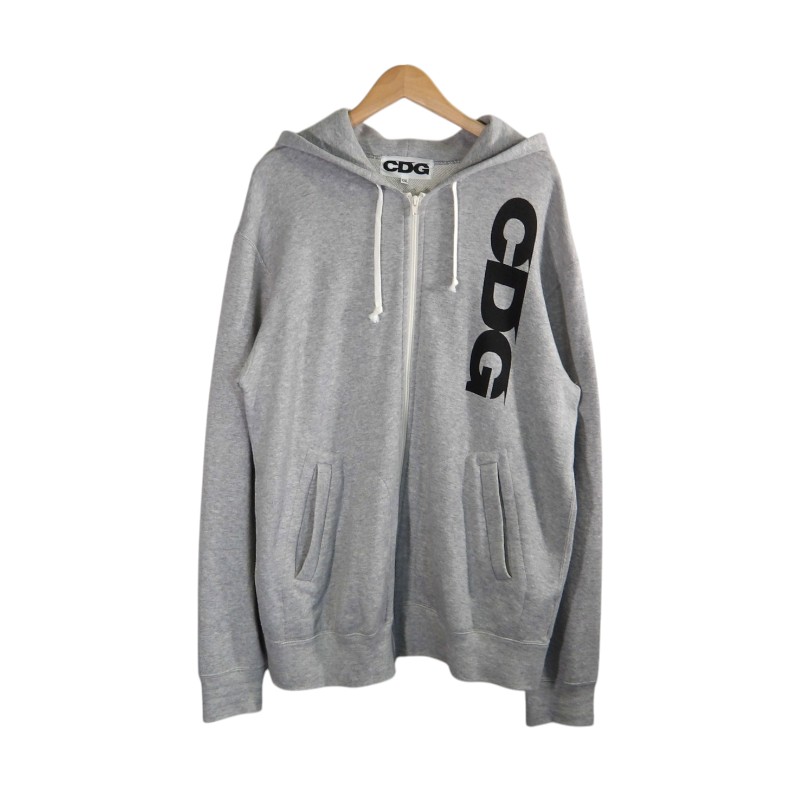 C.D.G GOOD DESIGN SHOP 21aw DISNEY ZIP PARKA GRAY サイズXXL グッドデザインショップコムデギャルソン ディズニー ジップ パーカー フーディー トップス 大名店【中古】