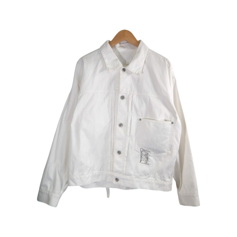 NEIGHBORHOOD 25ss BW . TYPE-1 JACKET WHITE 大いさ3 251AQNH-JKM03 ネイバーフッド 黒いこと\u0026白いこと 印字機1 上衣 アウター 名店【中古】 メンズファッション-コート・ジャケット