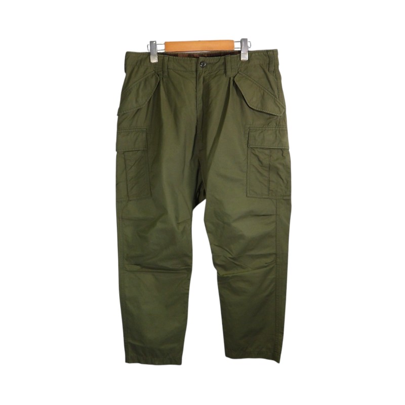 JUNYA WATANABE MAN 19ss 綿ナインツイル 塩縮撥水加工 カーゴパンツ OLIVE サイズM AD2018 WC-P032 ジュンヤワタナベマン コットン ナインツイル カーゴパンツ 大名店【中古】 16,170円