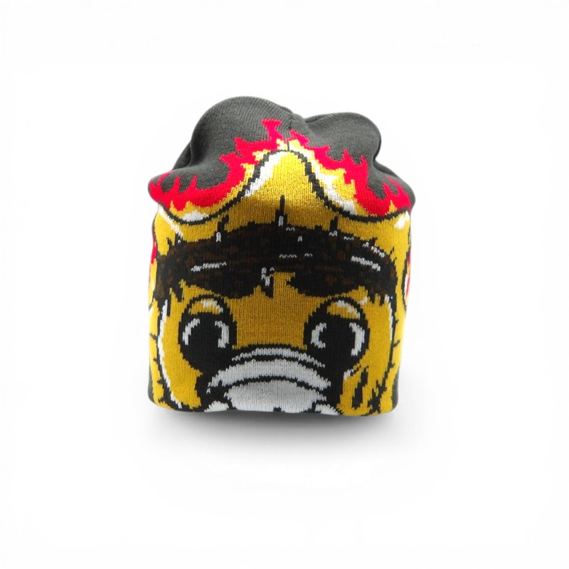 GLO GANG SUN FLAMENS BEANIE GG633BLK グローギャング サン フレイムズ ビーニー ニット帽 帽子 チーフキーフ 大名店【中古】
