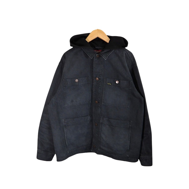 SUPREME 25ss WORM HOODED CHORE COAT BLACK シュプリーム ワーム フーデッド チョアコート ジャケット アウター 大名店【中古】 43,615円