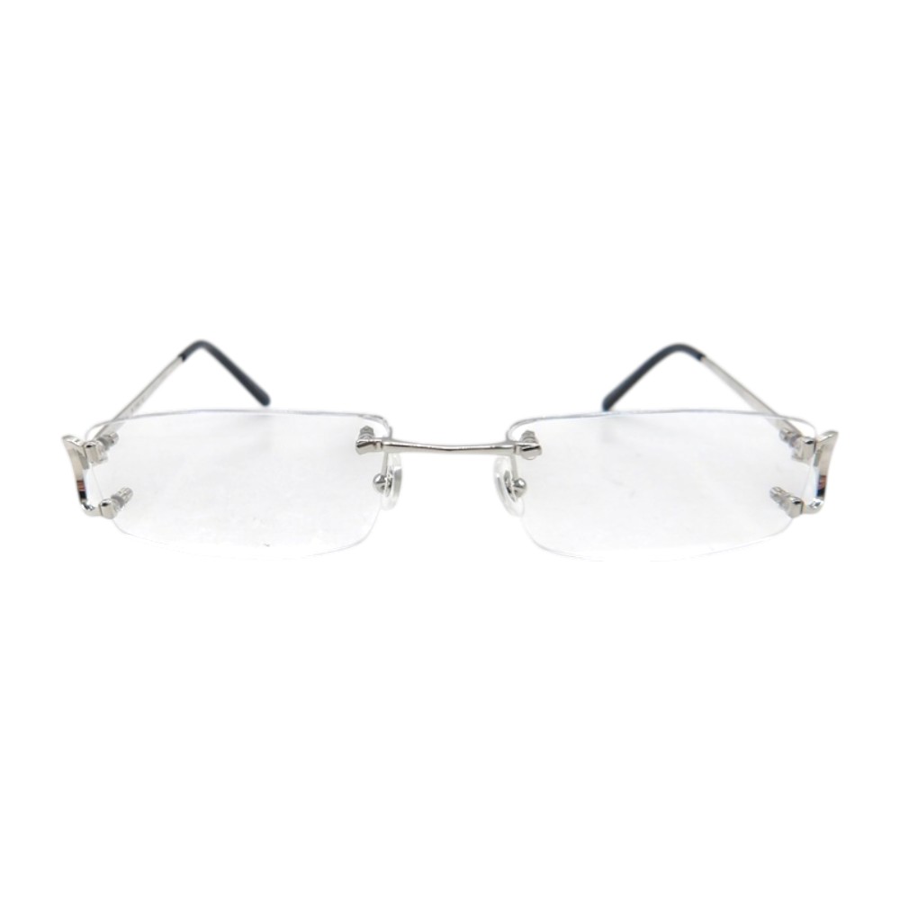 CARTIER RIMLESS GLASSES CT0092O-002 ケース有 カルティエ リムレス サングラス 眼鏡 大名店【中古】 79,255円