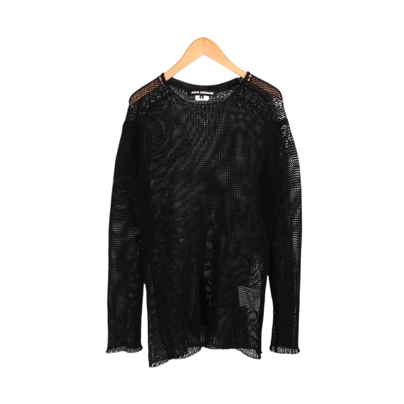 JUNYA WATANABE 23ss MESH SWEATER BLACK サイズS JL-N023 ジュンヤワタナベ メッシュ セーター ニット トップス 大名店【中古】 19,800円
