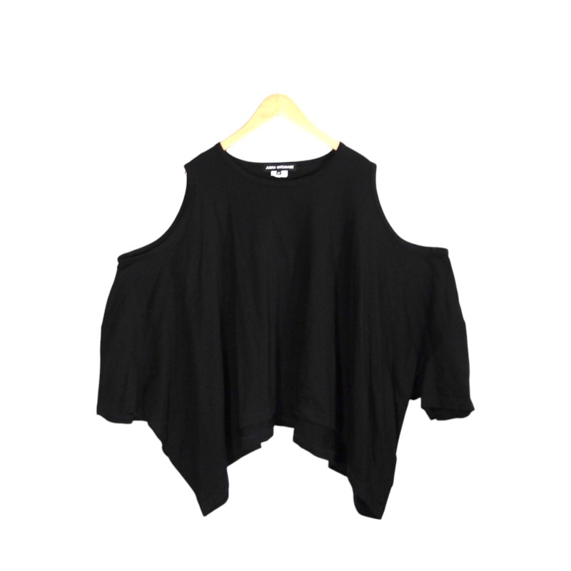 JUNYA WATANABE 24ss PULLOVER TEE BLACK サイズM JM-T043 ジュンヤワタナベ プルオーバー ティー トップス 大名店【中古】