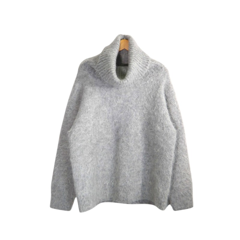JUNYA WATANABE 24aw MOHAR TURTLE NECK KNIT GRAY サイズS JN-N006 ジュンヤ ワタナベ モヘア タートルネック ニット セーター 大名店【中古】