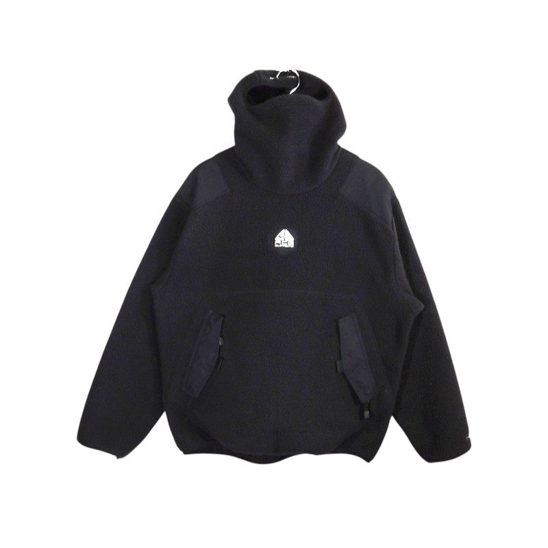 SUPREME 22aw × NIKE ACG FLEECE PULLOVER BLACK サイズS DN3254-010 シュプリーム ナイキ エーシージー フリース プルオーバー ジャケット アウター 大名店【中古】