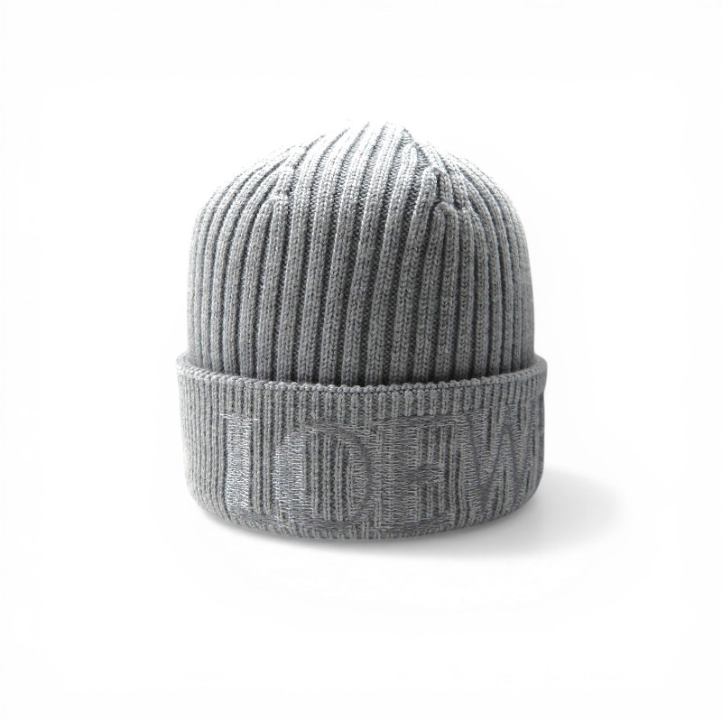 LOEWE LOGO WOOL BEANIE GRAY ONE SIZE F540257X23 ロエベ ロゴ ウール ビーニー ニット帽 帽子 大名店【中古】|union3 店