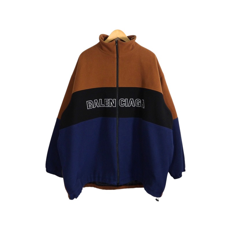 BALENCIAGA 18aw FLEECE TRACK SUIT JACKET サイズ46 524315 バレンシアガ フリース トラック スーツ ジャケット アウター 大名店【中古】｜union3 店