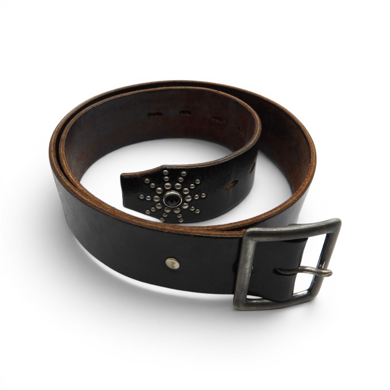 HTC FLOWER STUD BELT BLACK 大きさ36 エイチティーシー 御花 スタッズ 胴締め 付属品 大名店【中古】