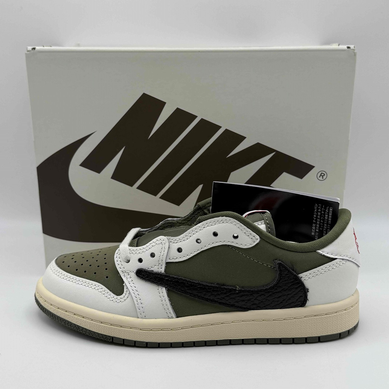 NIKE AIR JORDAN 1 LOW OG SP (なおなお書き) TRAVIS SCOTT 20.0珊 DO5442-200 ナイキ トラヴィススコット エアジョーダン1置き目 キッズ スニーカー 南堀江店【中古】