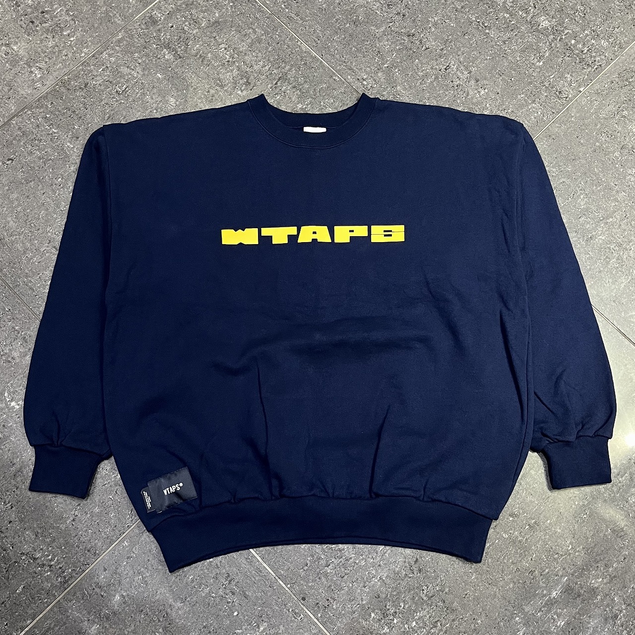WTAPS 25aw BRICK/SWEATER/COTTON SIZE-3 252ATDT-CPM01S ダブルタップス ブリック クルーネックスウェット 南堀江店【中古】