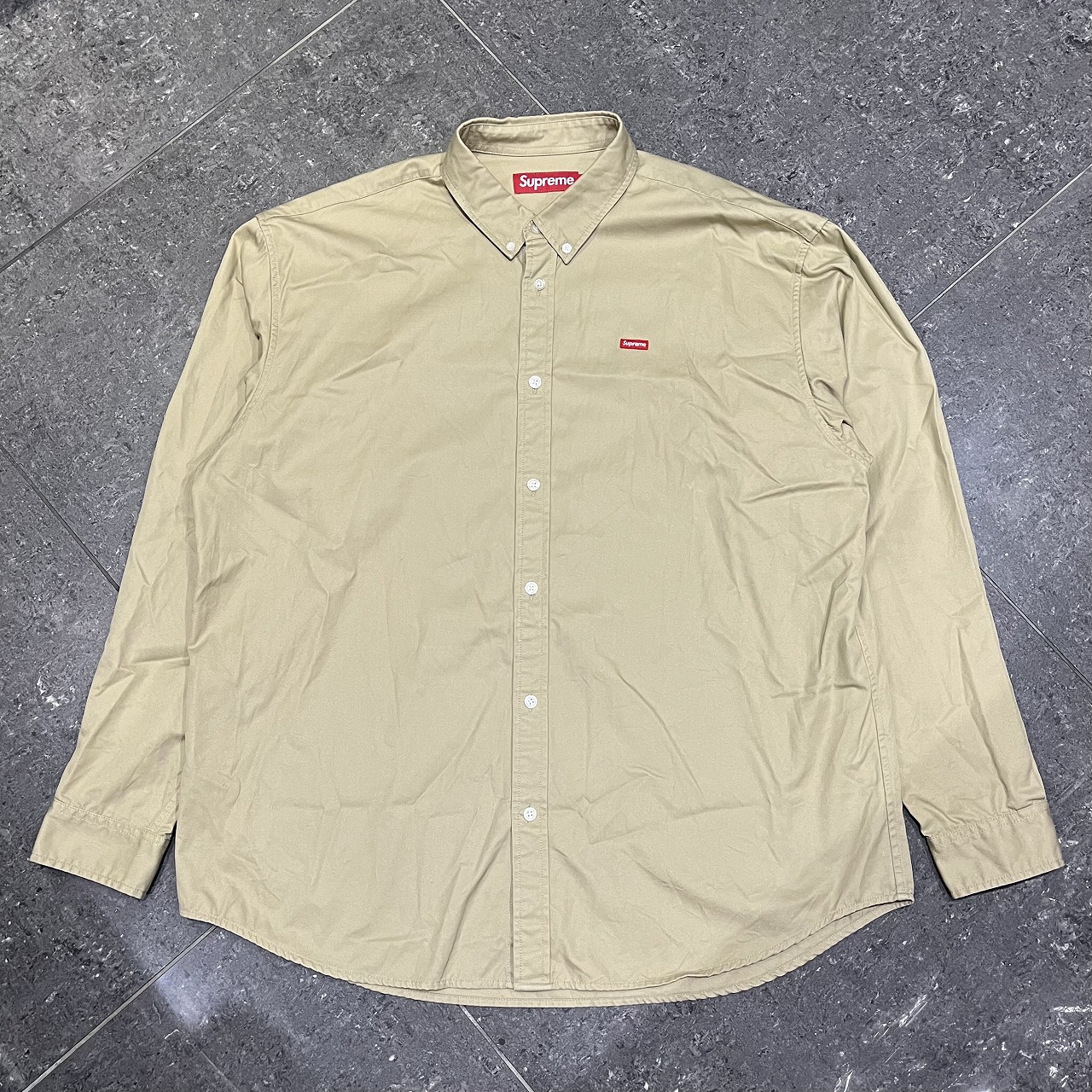 Supreme 24ss Small Box Shirt SIZE-L シュプリーム スモールボックス席長袖プルオーバー 南堀江店【中古】