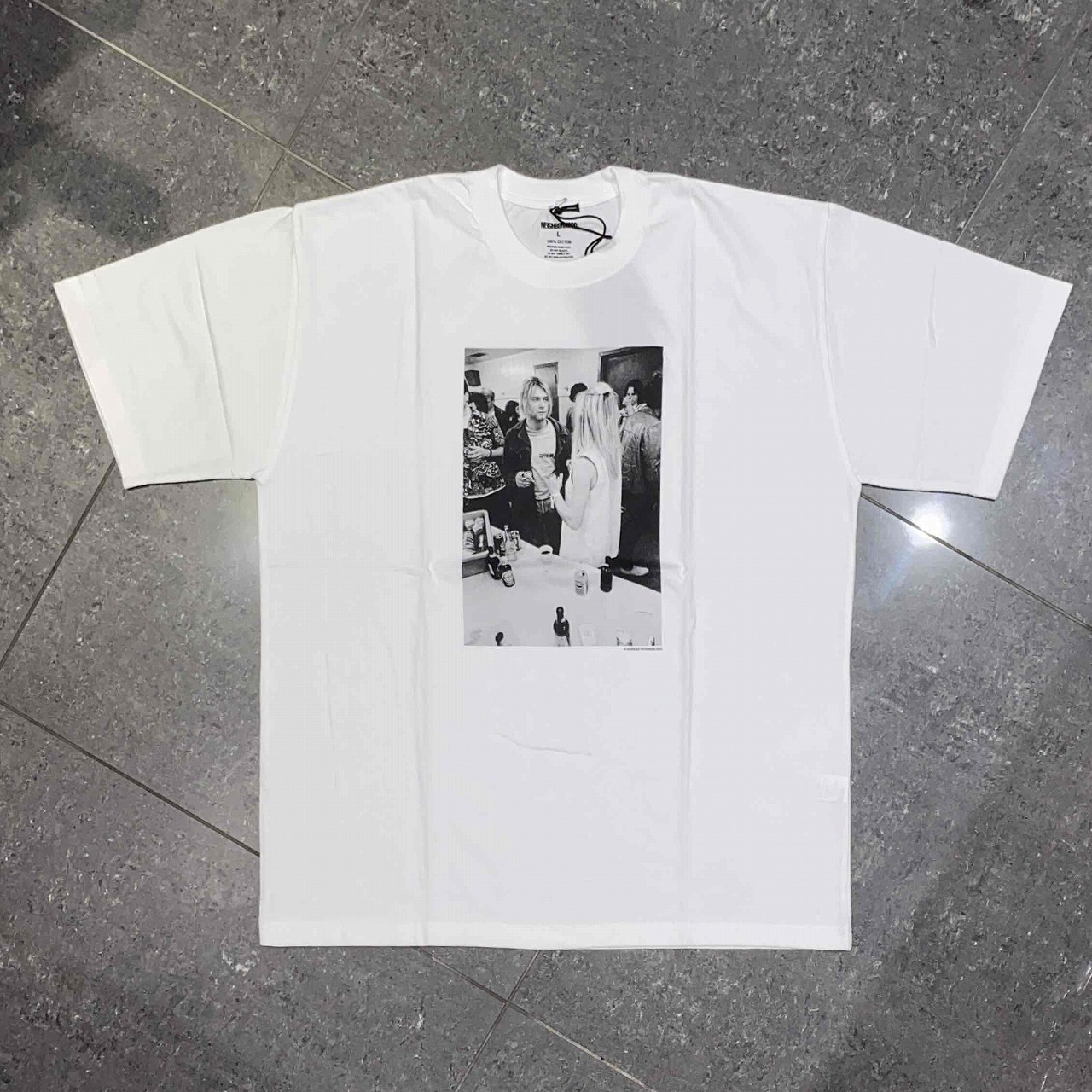 NEIGHBORHOOD 25aw CHARLES PETERSON TEE SS-2 SIZE-L 252PCNH-ST11S ネイバーフッド チャールズピーターソン カートコバーン 半袖 Tシャツ 南堀江店【中古】｜union3 店