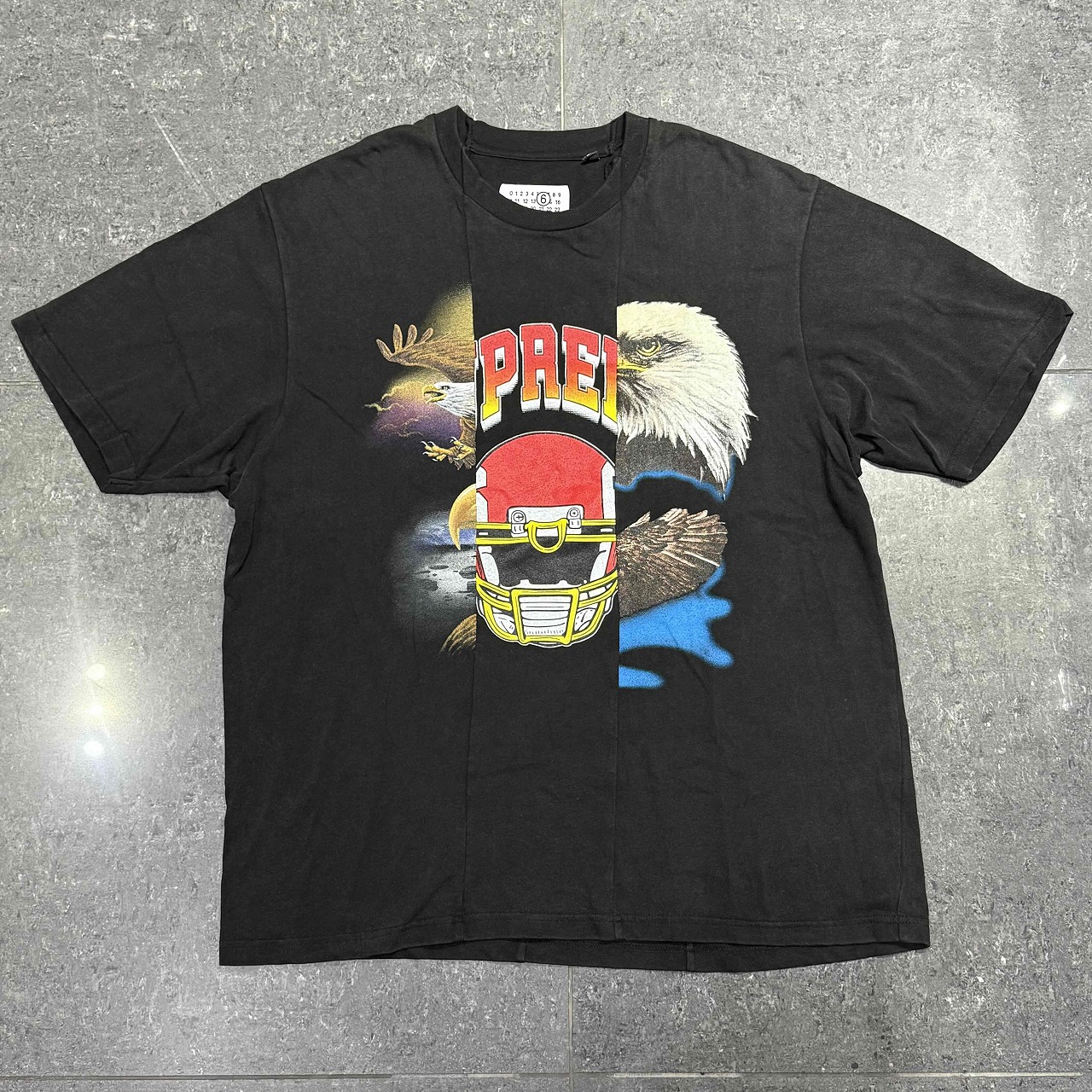 Supreme 26ss MM6 Maison Margiela Split S/S Top Size-L シュプリーム メゾンマルジェラ スプリット 半袖Tシャツ 南堀江店【中古】｜union3 店