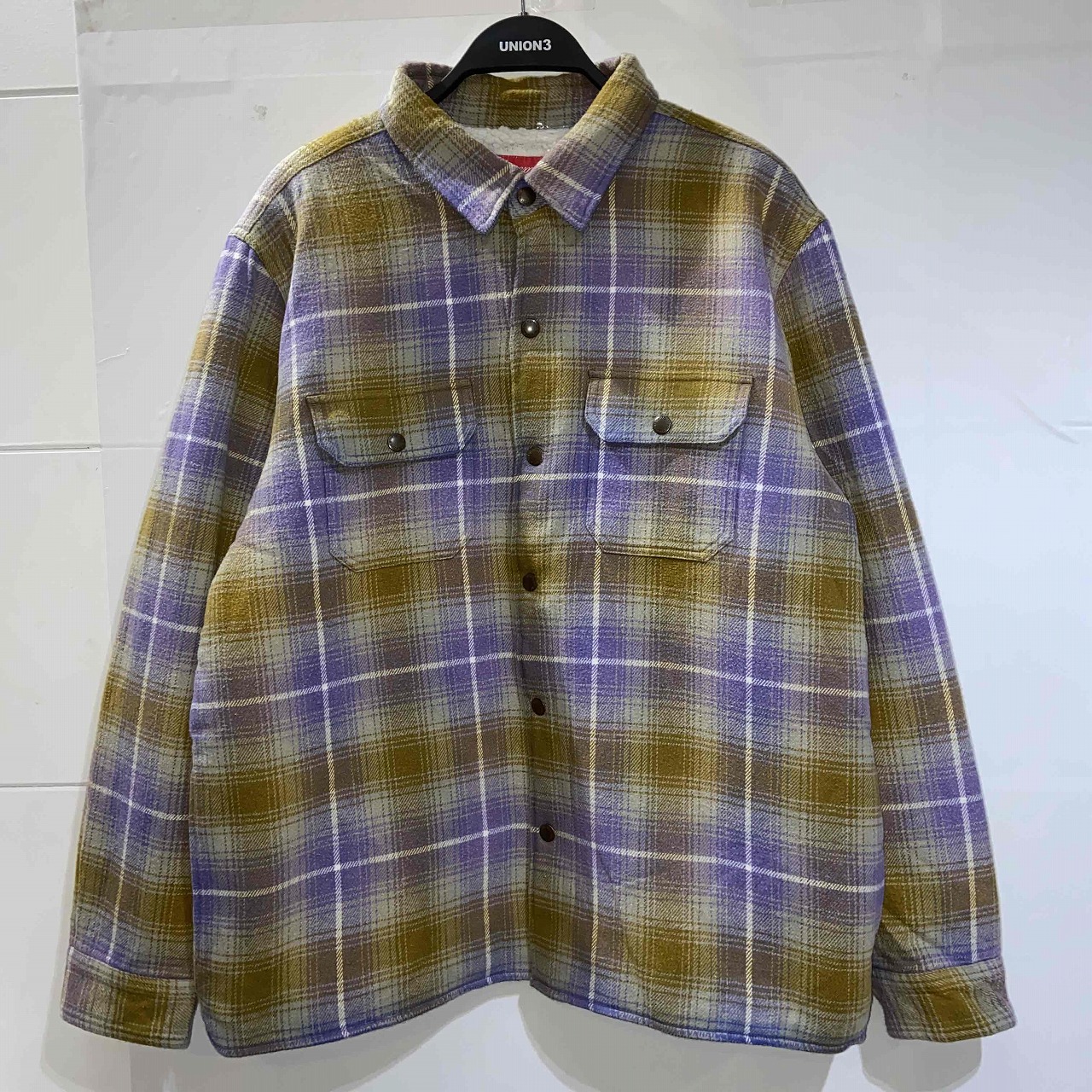 楽天市場】Supreme 23aw Lined Flannel Snap Shirt Size-L