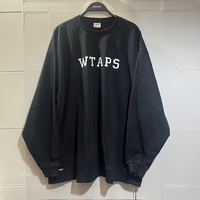 完成品 wtaps 23aw college ls cotton ロンT XL ネイビー トップス