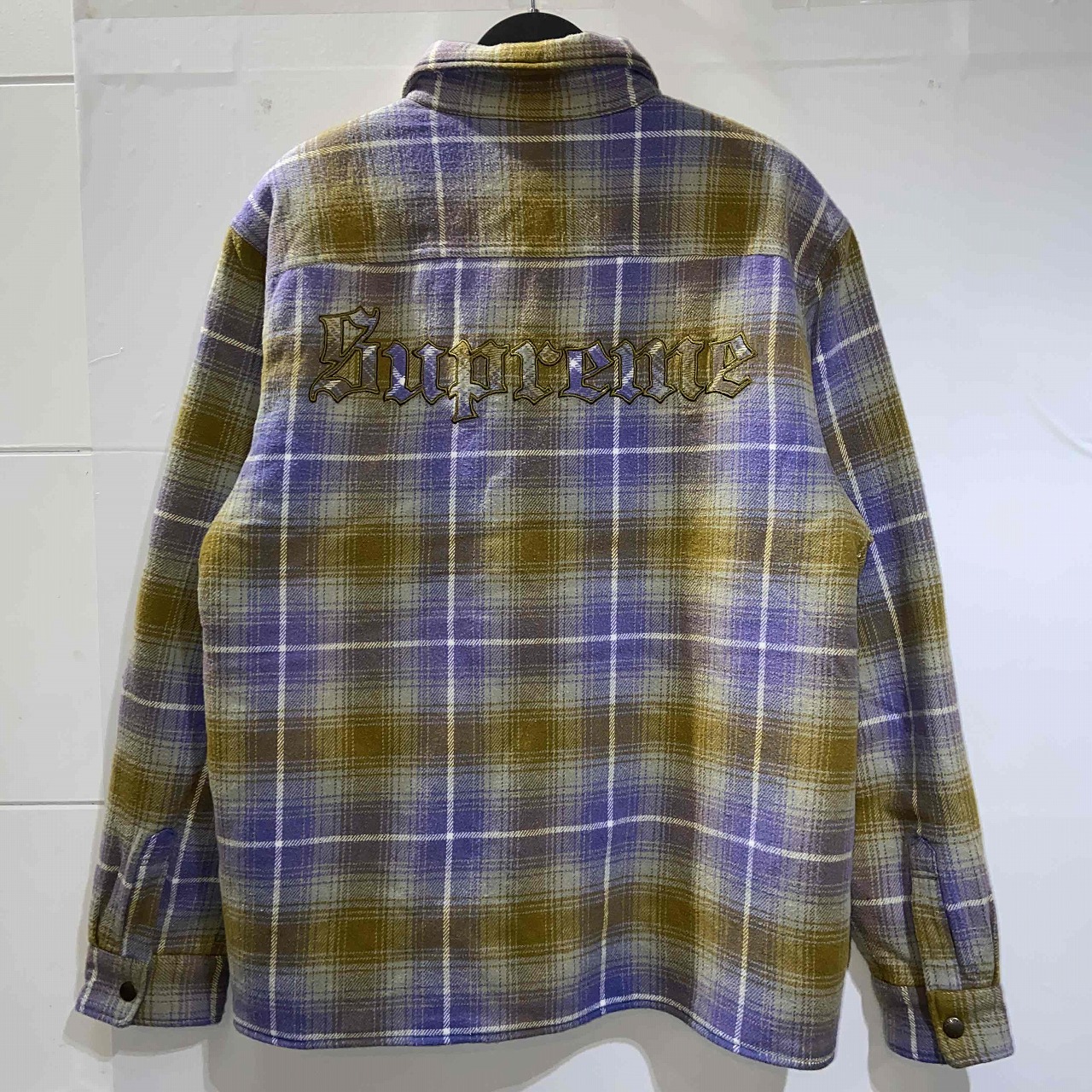 楽天市場】Supreme 23aw Lined Flannel Snap Shirt Size-L
