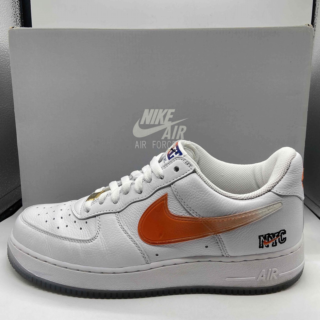 NIKE 2020 AIR FORCE 1 LOW KITH NYC CZ7928-100 SIZE 27.5糎 ナイキ 空軍1ローキス キース 白いこと スニーカー 南堀江店【中古】