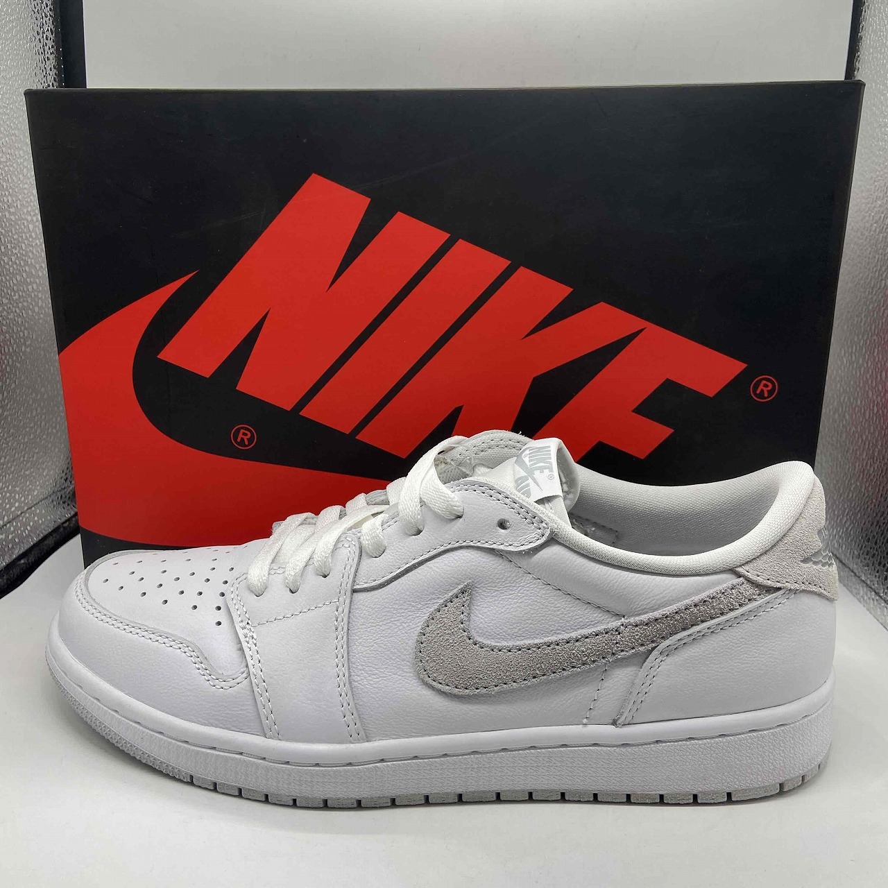 NIKE 21ss Air Jordan 1 Low OG Neutral Grey 27.5cm CZ0790-100 ナイキ ジョーダンロー ニュートラルグレー スニーカー 南堀江店【中古】｜union3 店