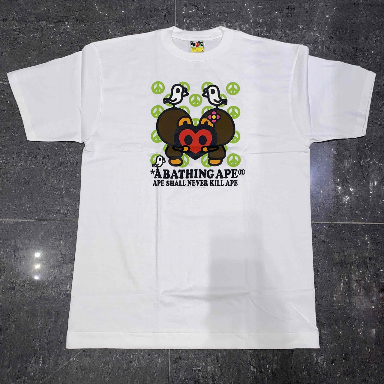 楽天市場】A BATHING APE TOKYO 2021 BABY MILO TEE XLサイズ ア