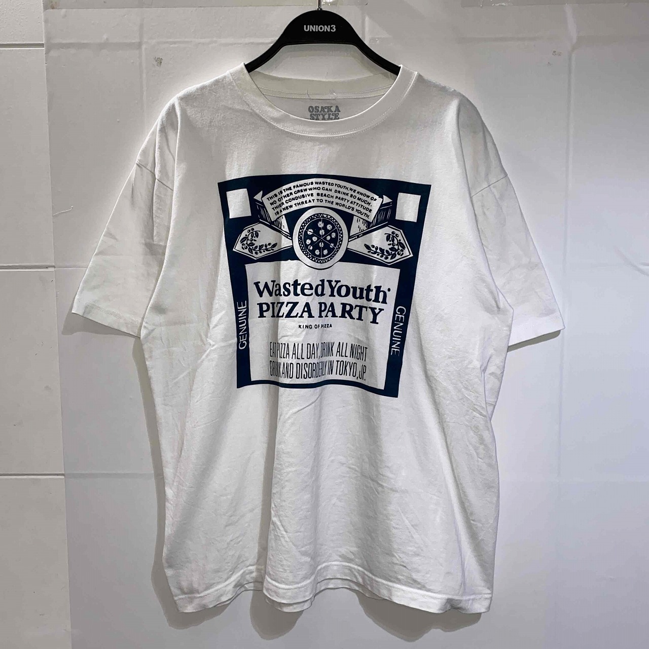 【希少】henry's pizza vick S/S Tee Tシャツ Henry's pizza Vick T shirt Human Made X Henry's Pizza White