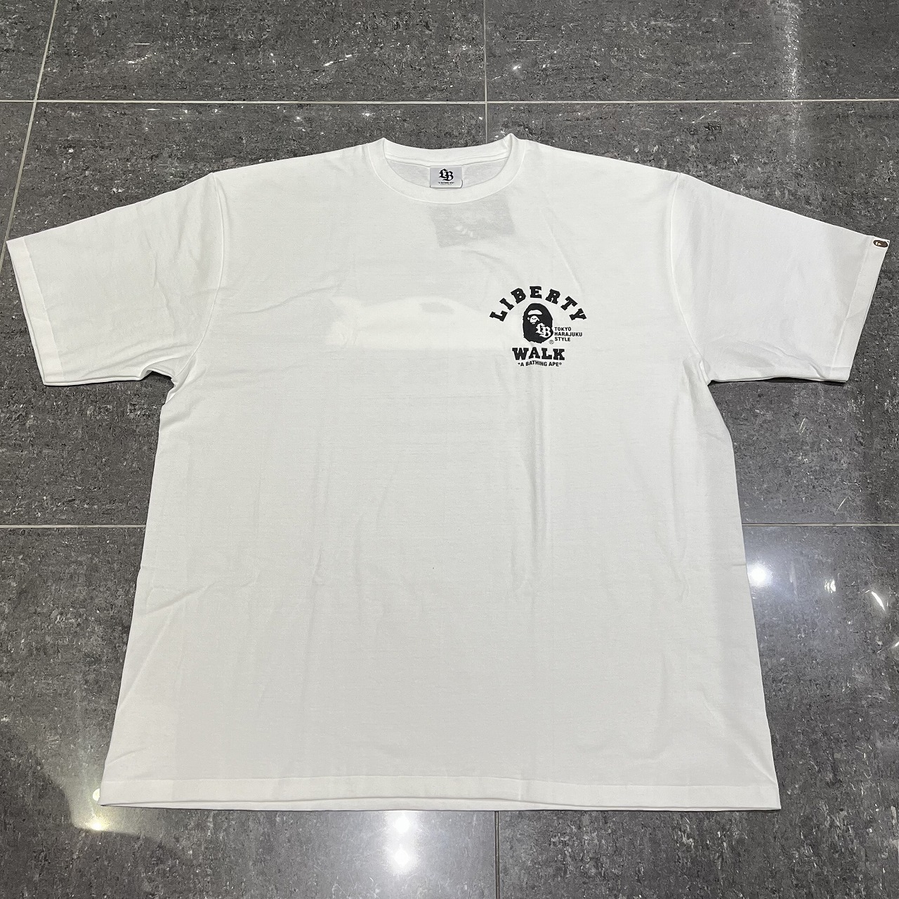 A BATHING APE 24aw LIBERTY WALK FD ABC CAMO TEE 3XLサイズ アベイシングエイプ リバティーウォーク半袖Tシャツ BAPE 南堀江店【中古】