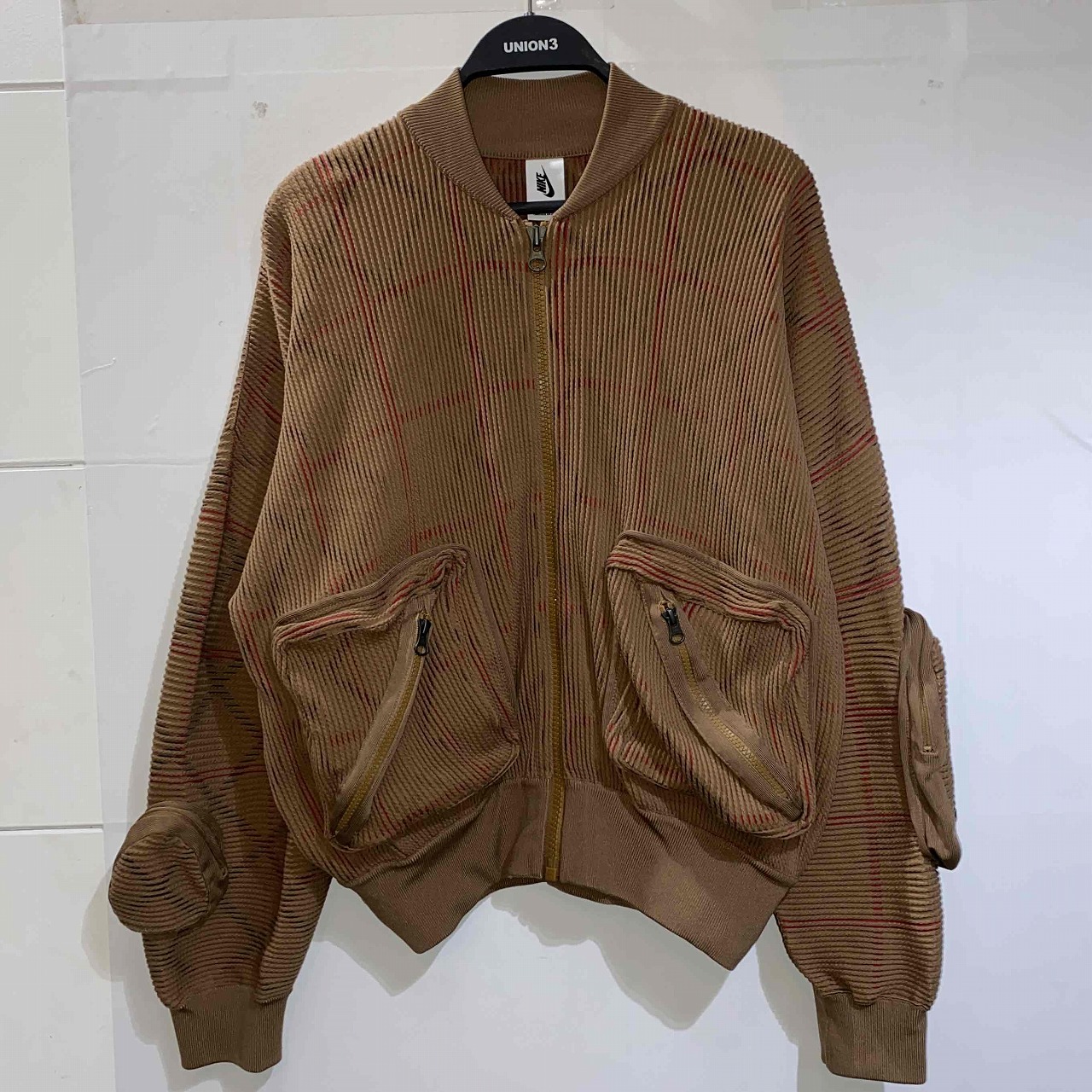 NIKE×UNDERCOVER KNIT MA-1 JACKET Lサイズ CZ4705-382 ナイキ×アンダーカバー ニットボンバージャケット 南堀江店【中古】|union3 店