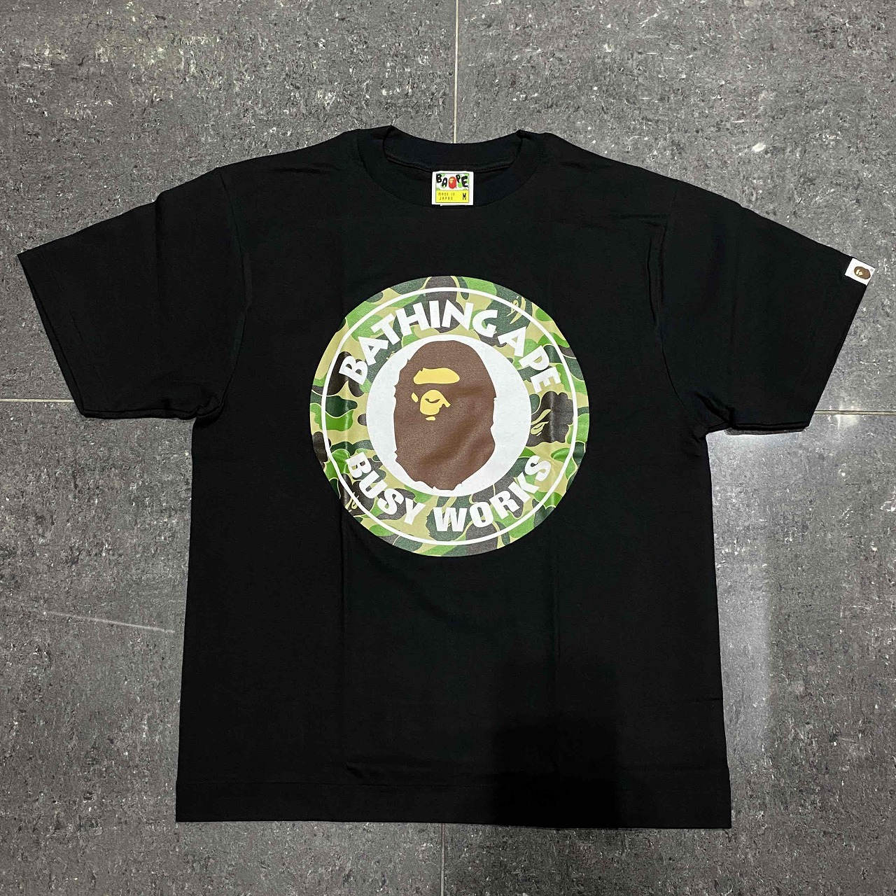 A BATHING APE 2010年代 ABC CAMO BUSY WORKS TEE SIZE-M アベイシングエイプ エービーシーカモ ビジーワークス 半袖Tシャツ BAPE 南堀江店【中古】