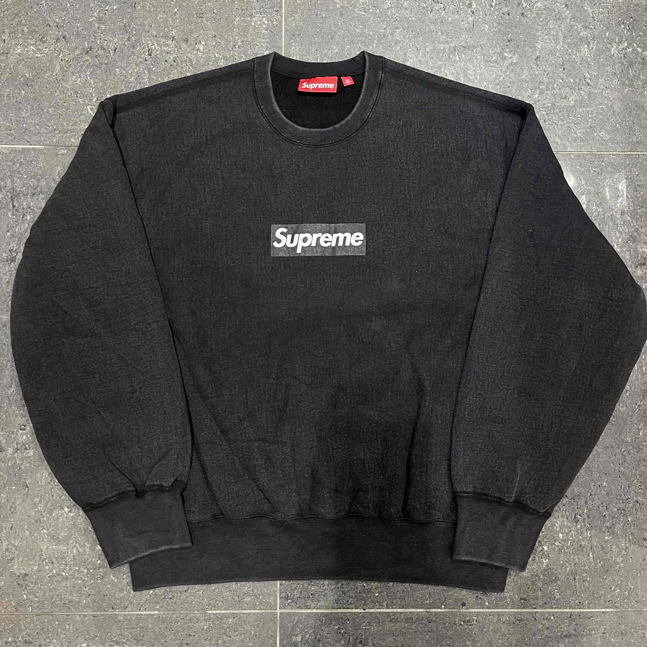 Supreme 25ss Washed Box Logo Crewneck Sweatshirt L大きさ シュプリーム ウォッシュドボックスロゴクルーネックスウェットシャツ 南堀江店【中古】